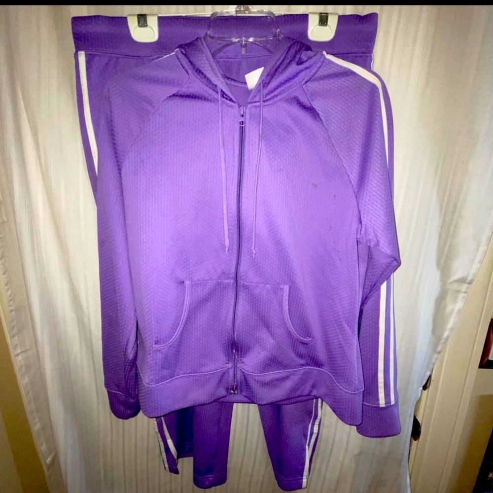 Prosport purple sweatsuit